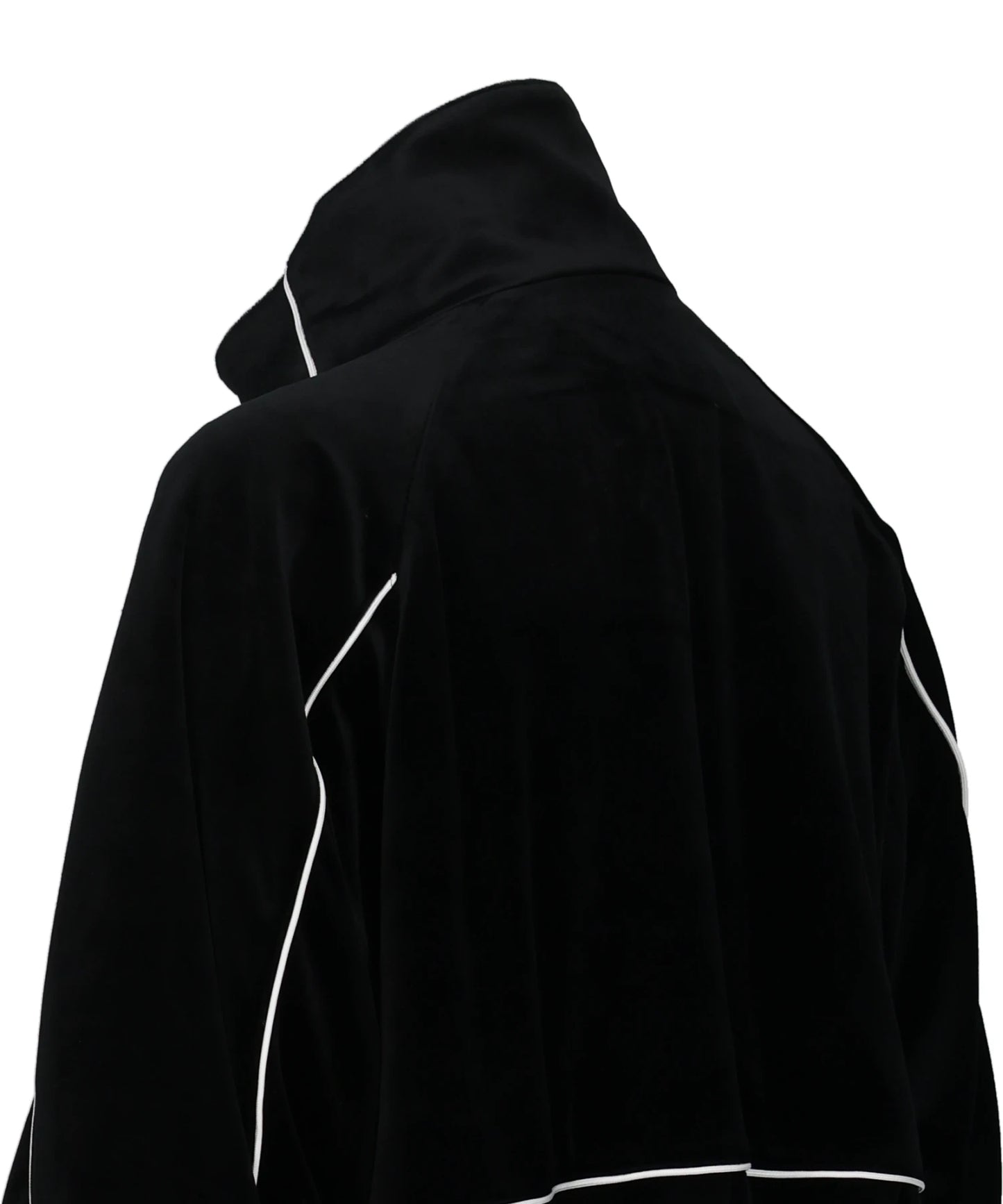 CHEVRON PIPING VELVET TRACK JACKET