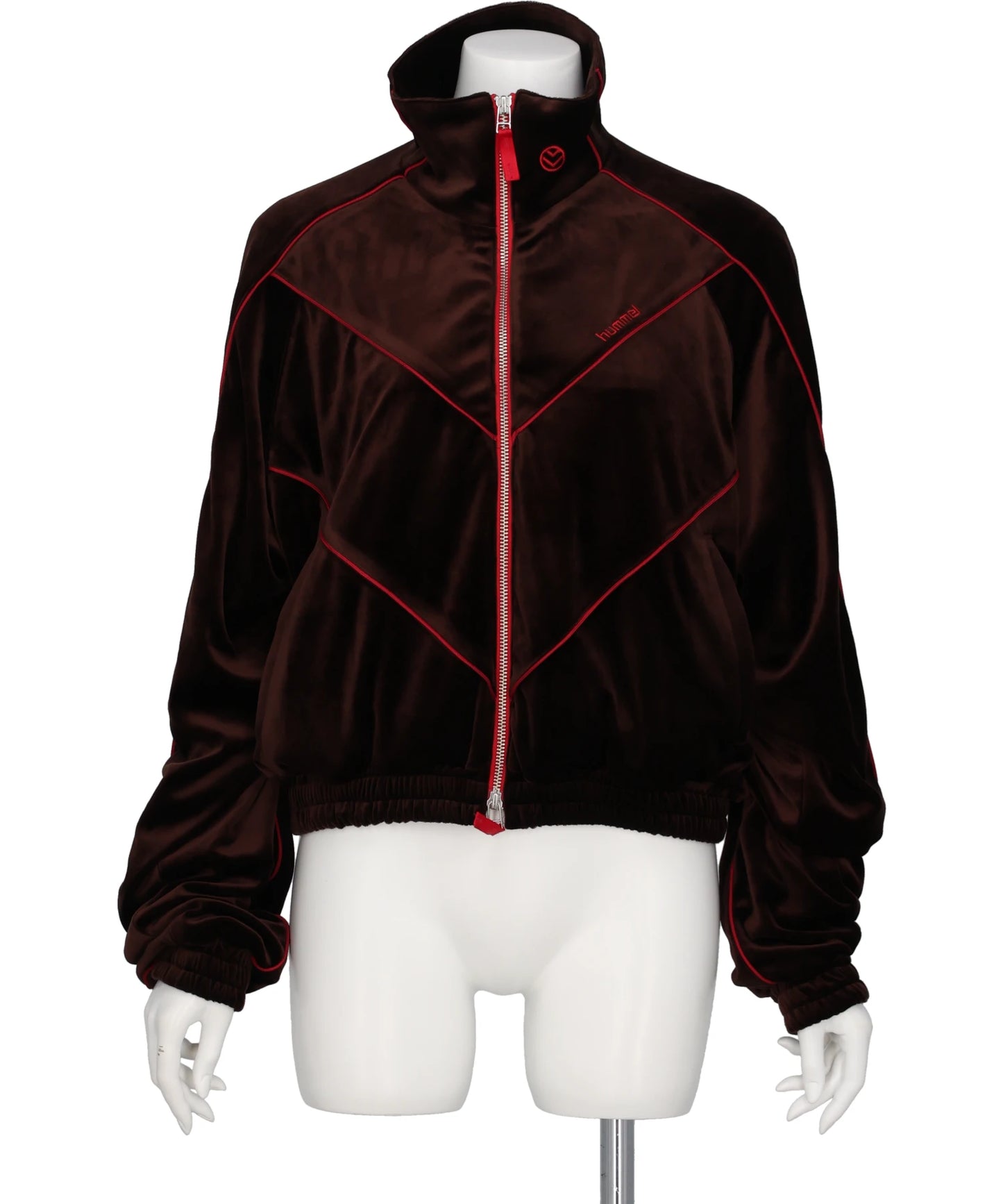 HUMMEL 00(ヒュンメルオー)CHEVRON PIPING VELVET TRACK JACKET