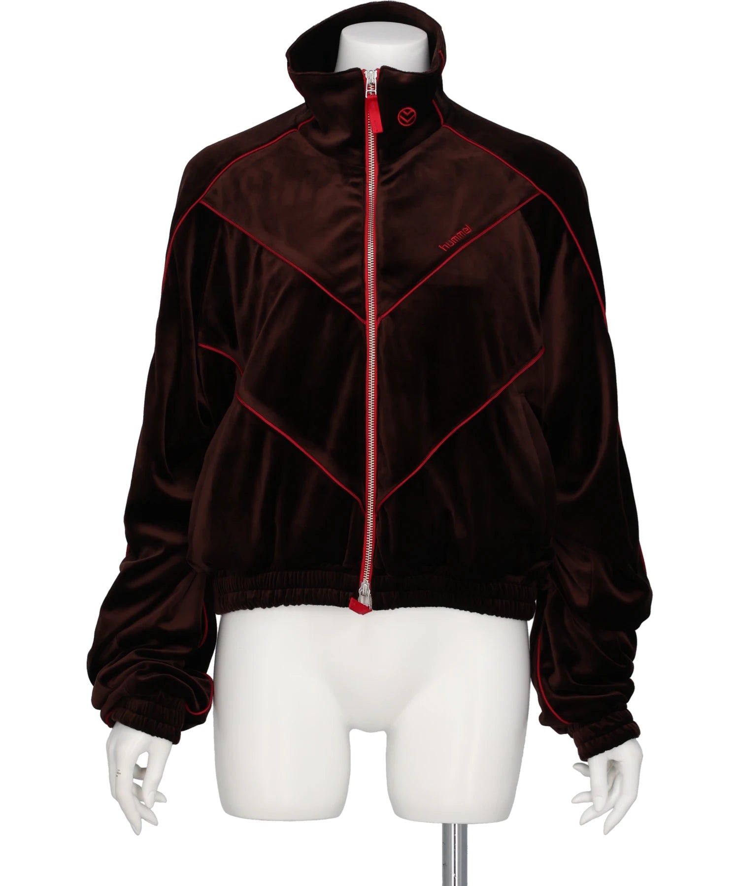 HUMMEL 00(ヒュンメルオー)CHEVRON PIPING VELVET TRACK JACKET