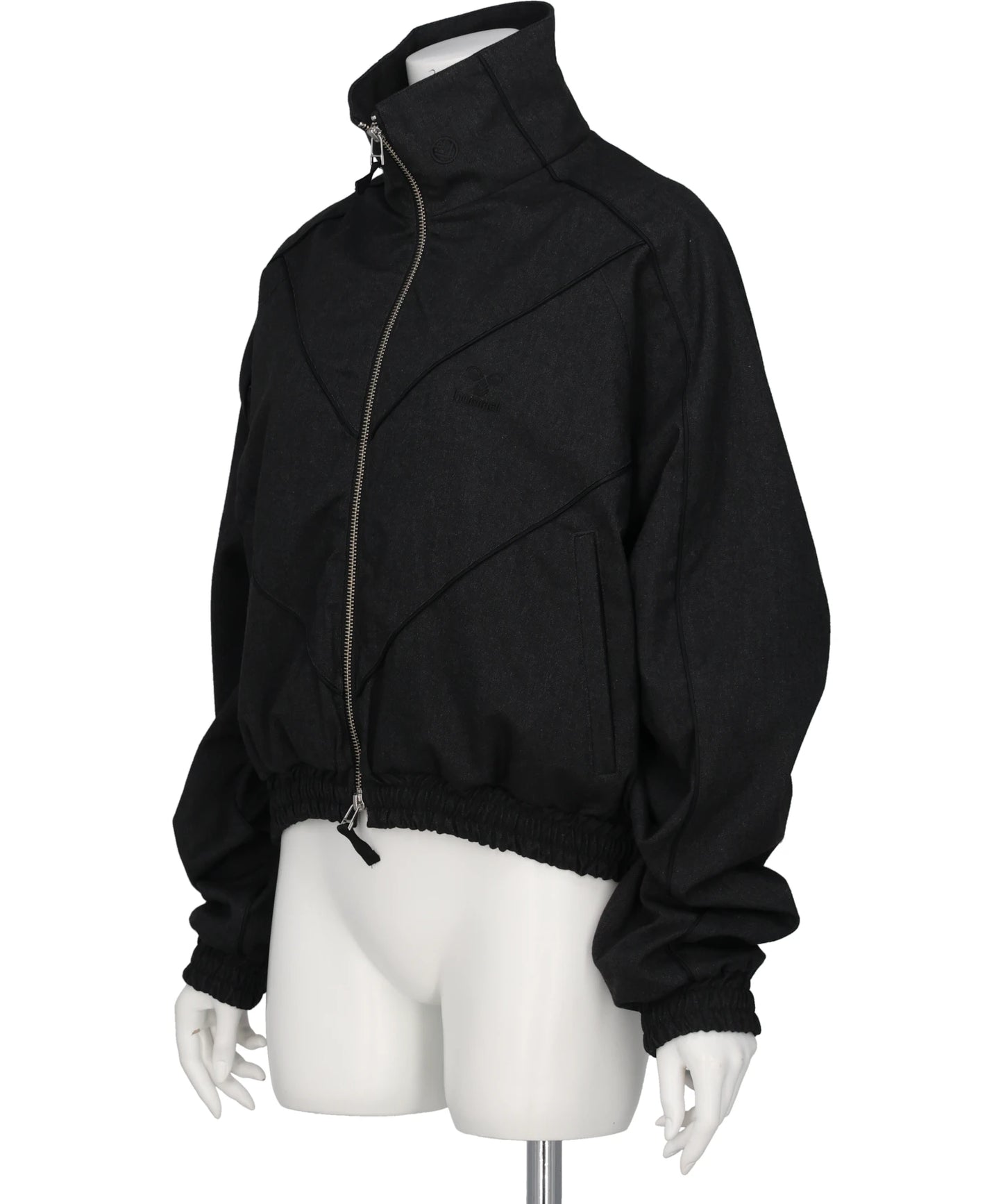 CHEVRON PIPINGWOOL TRACK JACKET