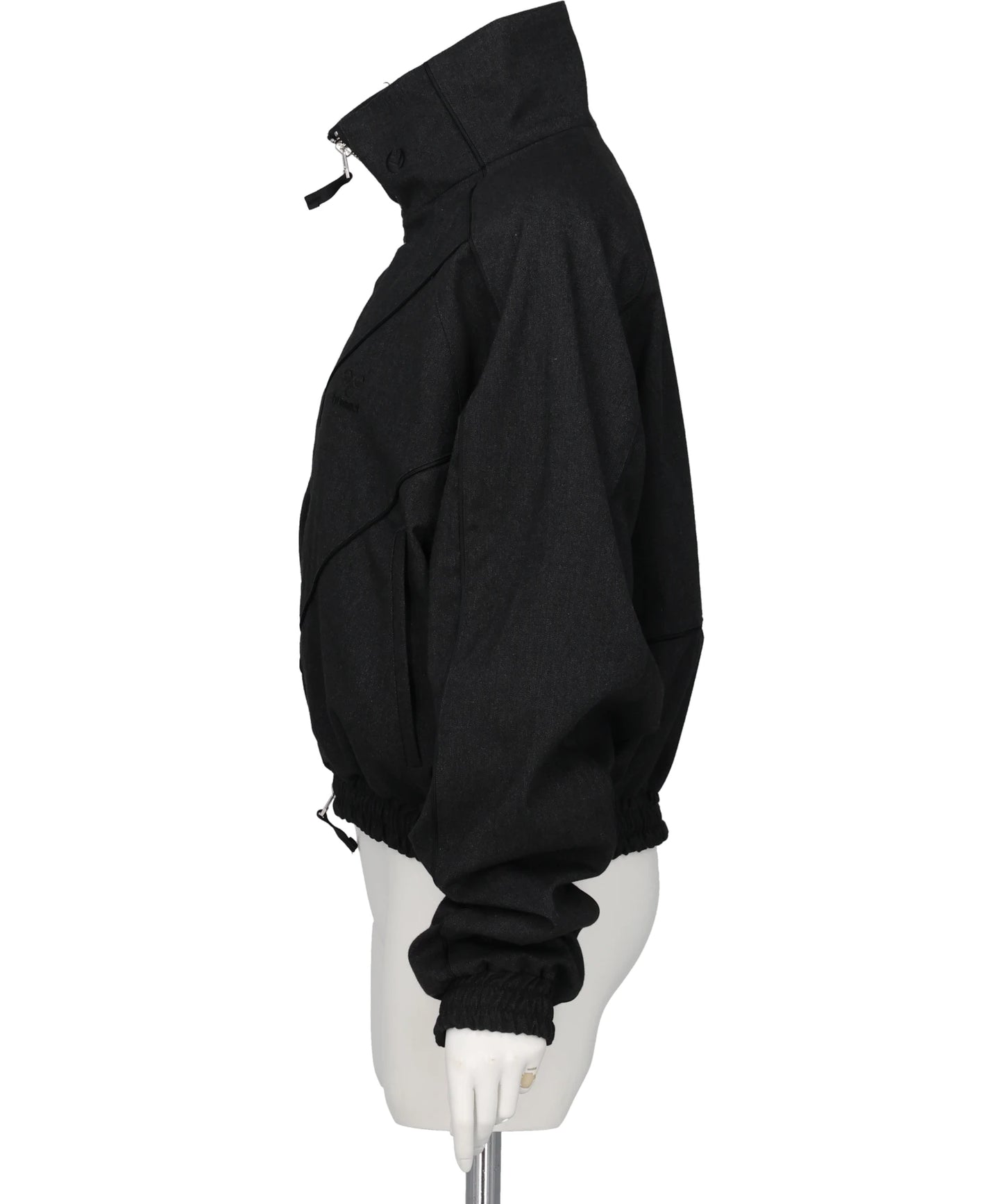 CHEVRON PIPINGWOOL TRACK JACKET