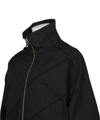 CHEVRON PIPINGWOOL TRACK JACKET