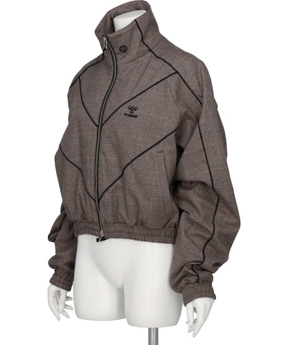 CHEVRON PIPINGWOOL TRACK JACKET