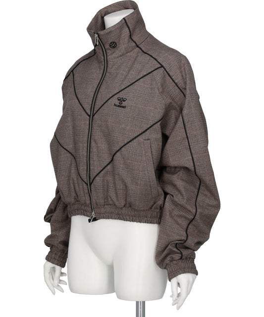 CHEVRON PIPINGWOOL TRACK JACKET
