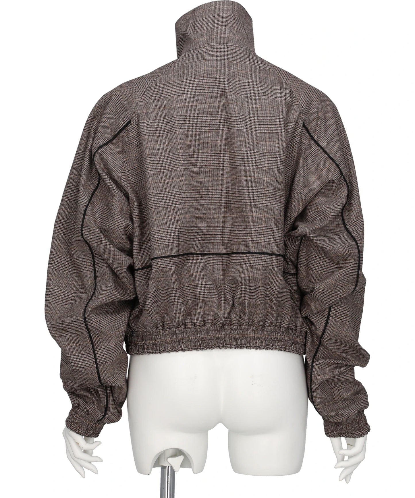 CHEVRON PIPINGWOOL TRACK JACKET