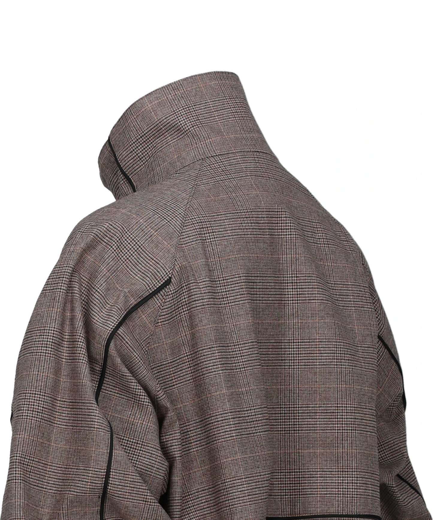 CHEVRON PIPINGWOOL TRACK JACKET