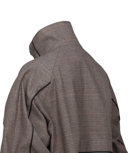 CHEVRON PIPINGWOOL TRACK JACKET