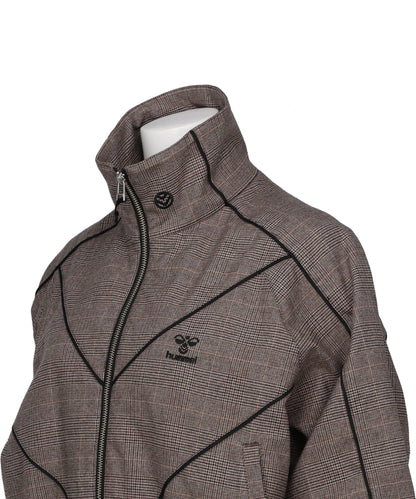 CHEVRON PIPINGWOOL TRACK JACKET