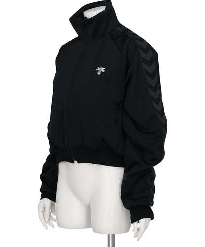 BEADED BUMBLE BEE TRACK JERSEY JACKET