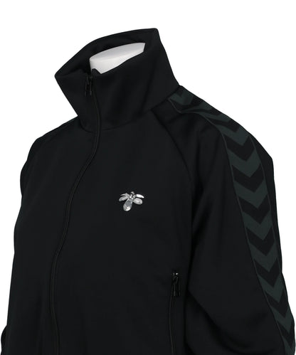 BEADED BUMBLE BEE TRACK JERSEY JACKET