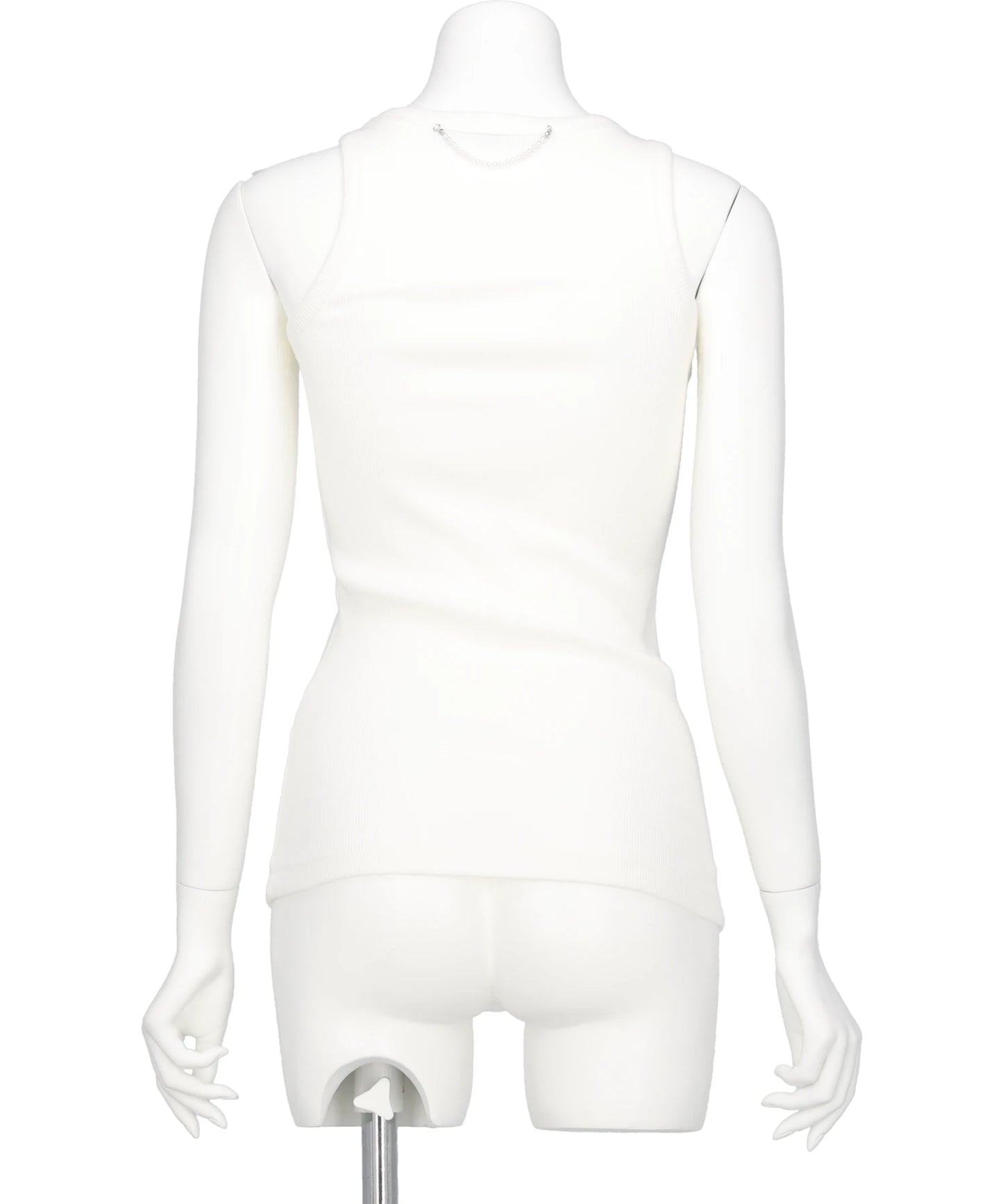 ONE PEARL PIERCING SLEEVELESS TOP