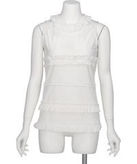 naokitomizuka WILD THINGS FRILLED TANK TOP