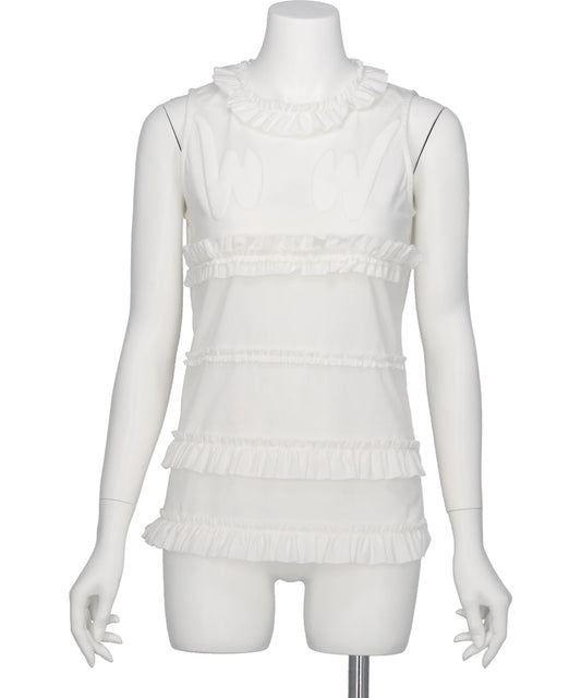 naokitomizuka WILD THINGS FRILLED TANK TOP