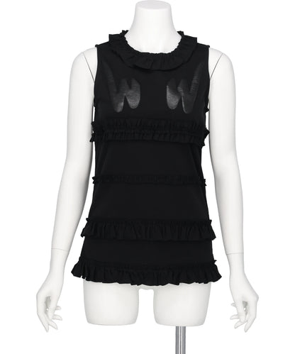naokitomizuka WILD THINGS FRILLED TANK TOP