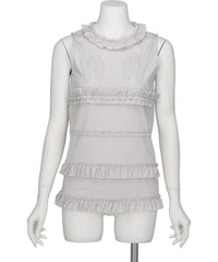 naokitomizuka WILD THINGS FRILLED TANK TOP