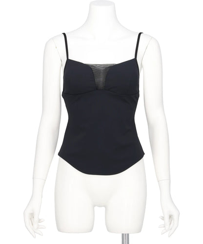 TULLE PANELED CAMI