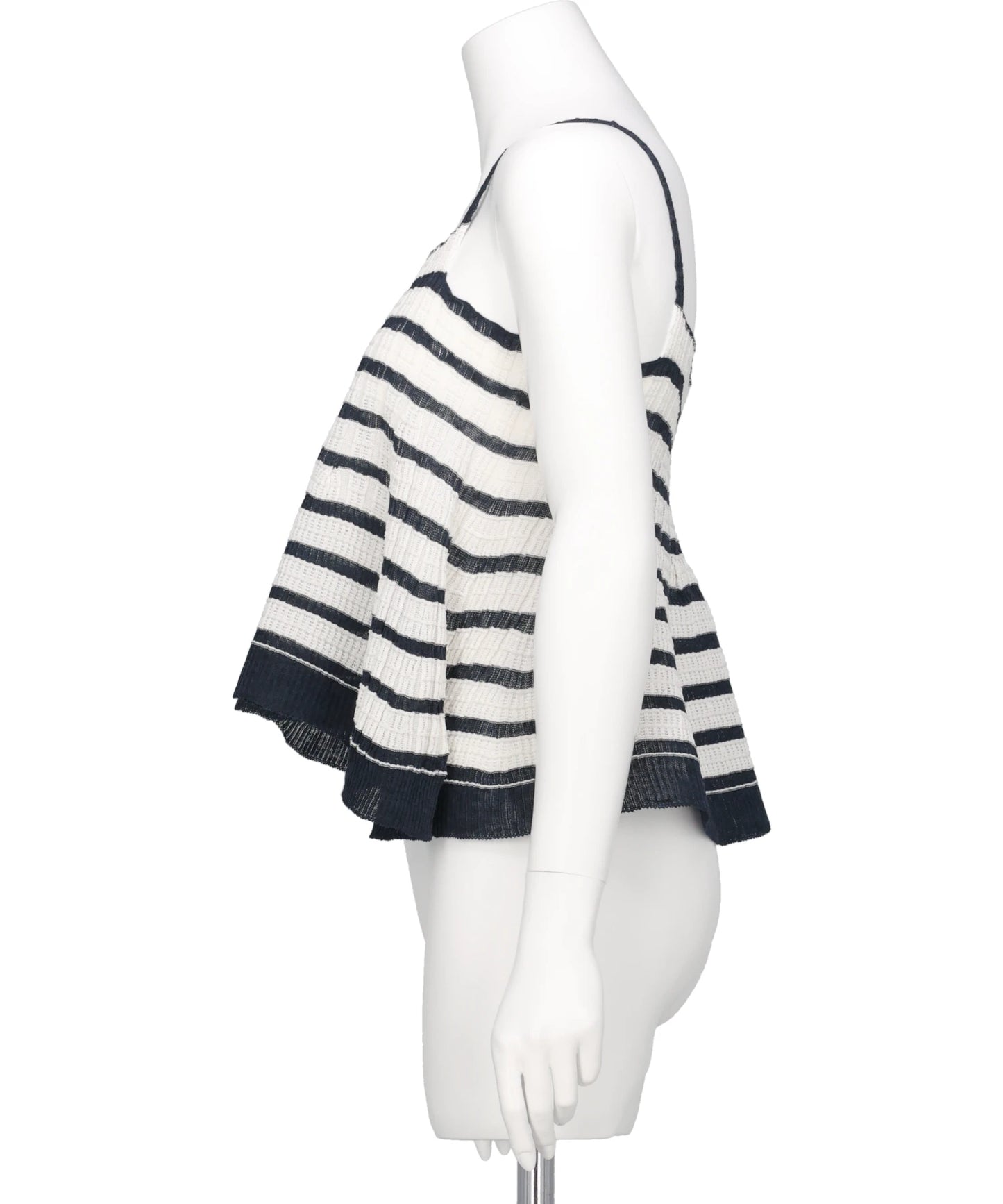 ASYMMETRY STRIPED SEEMLES CAMI