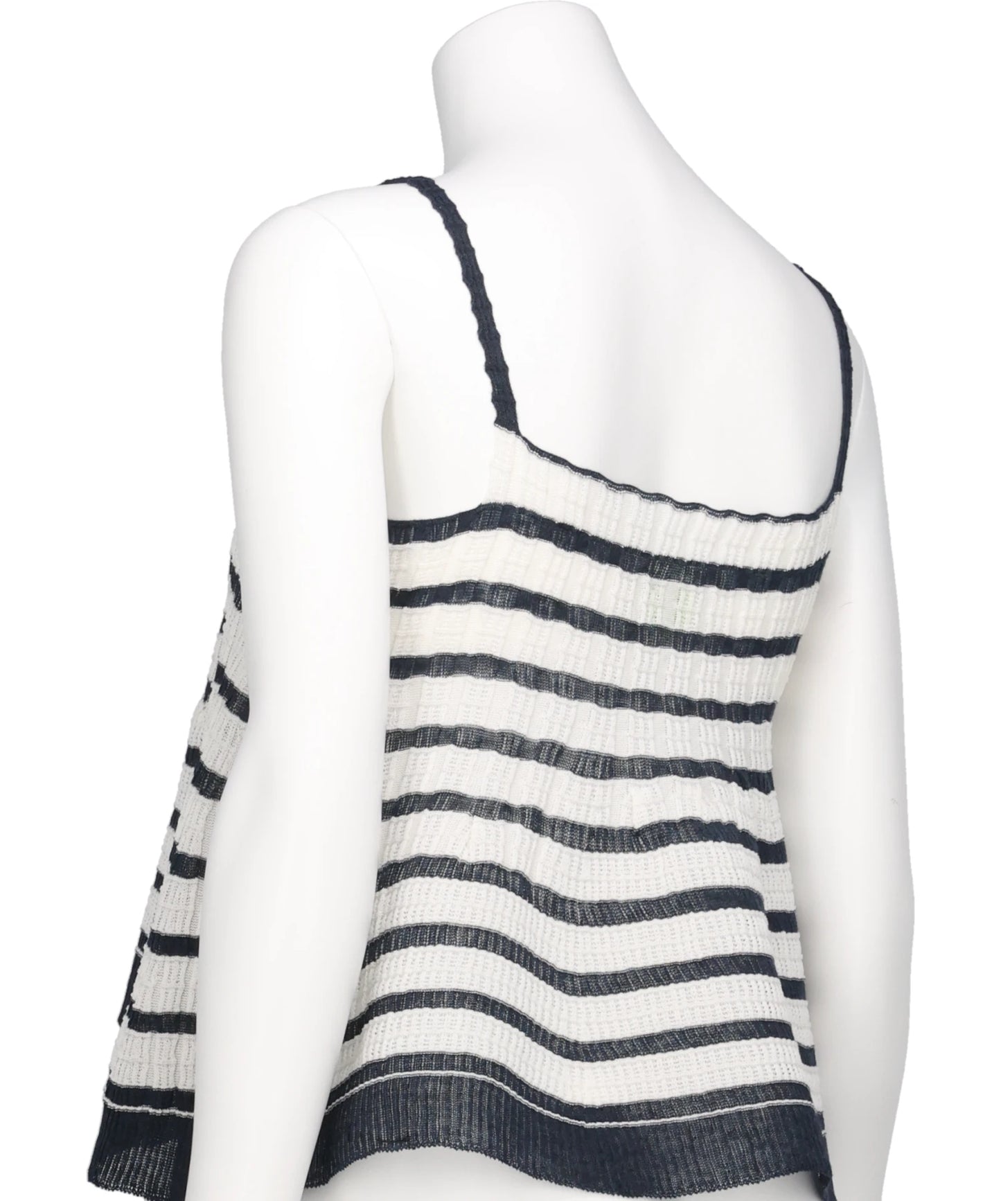 ASYMMETRY STRIPED SEEMLES CAMI