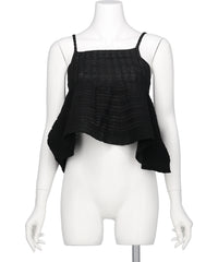 ODAKHA(オダカ) 2026SS ASYMMETRY STRIPED SEEMLES CAMI OH26SS-WG04