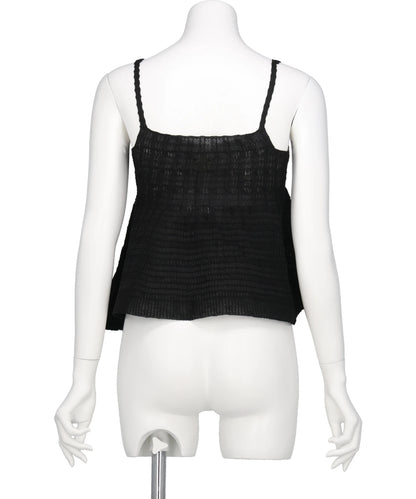 ASYMMETRY STRIPED SEEMLES CAMI