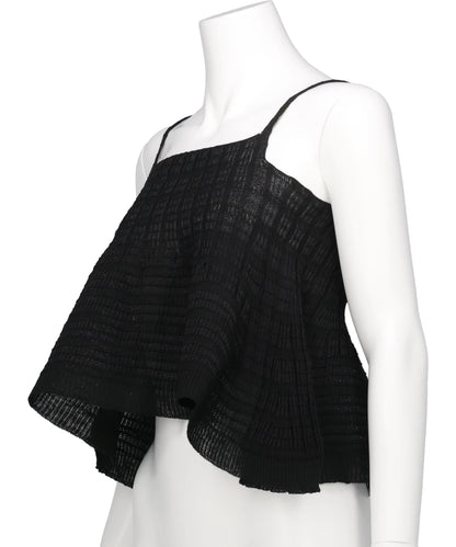 ASYMMETRY STRIPED SEEMLES CAMI