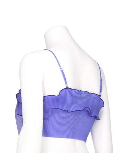 RIPPLE SHEER CAMISOLE - GRAPE