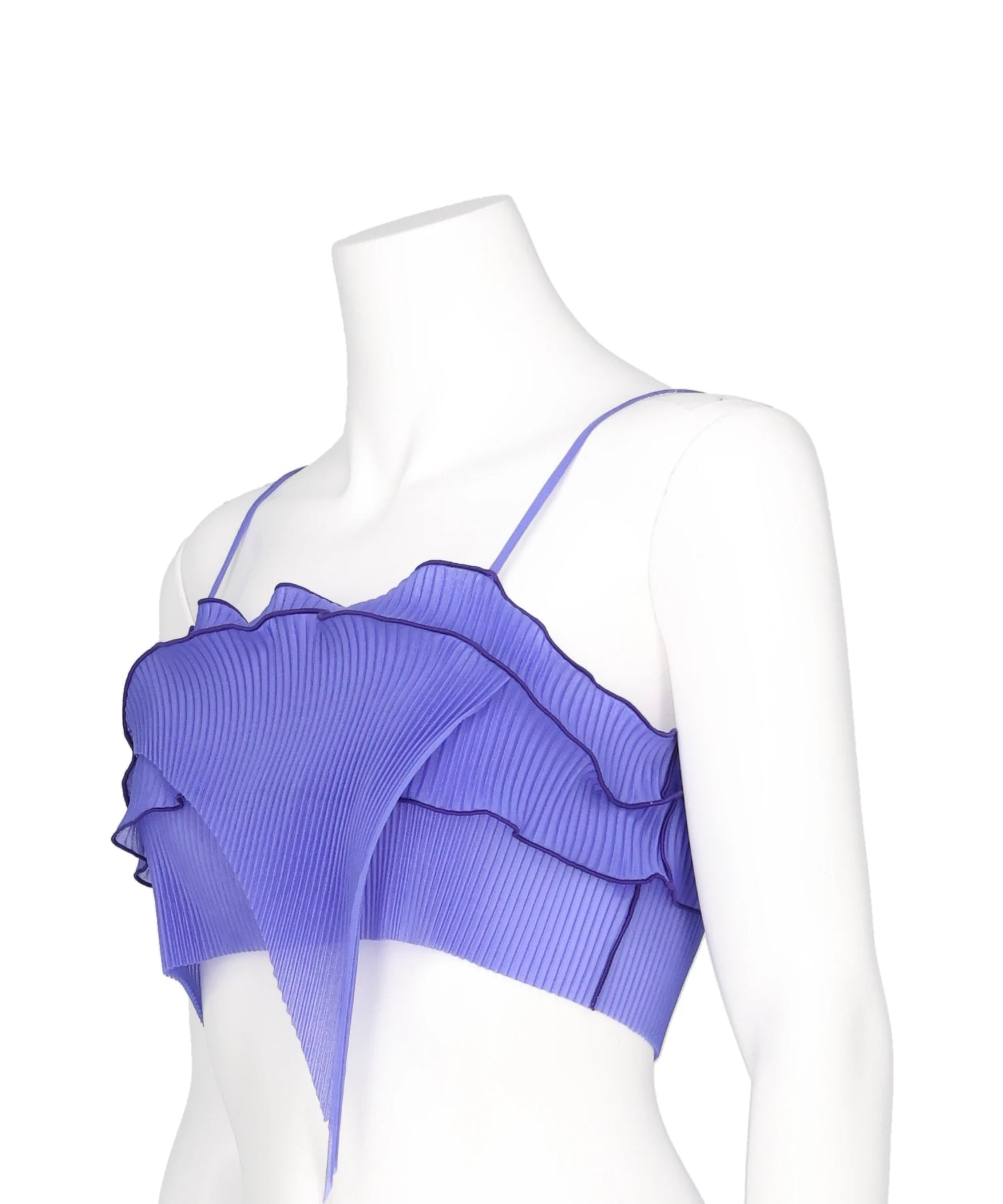 RIPPLE SHEER CAMISOLE - GRAPE