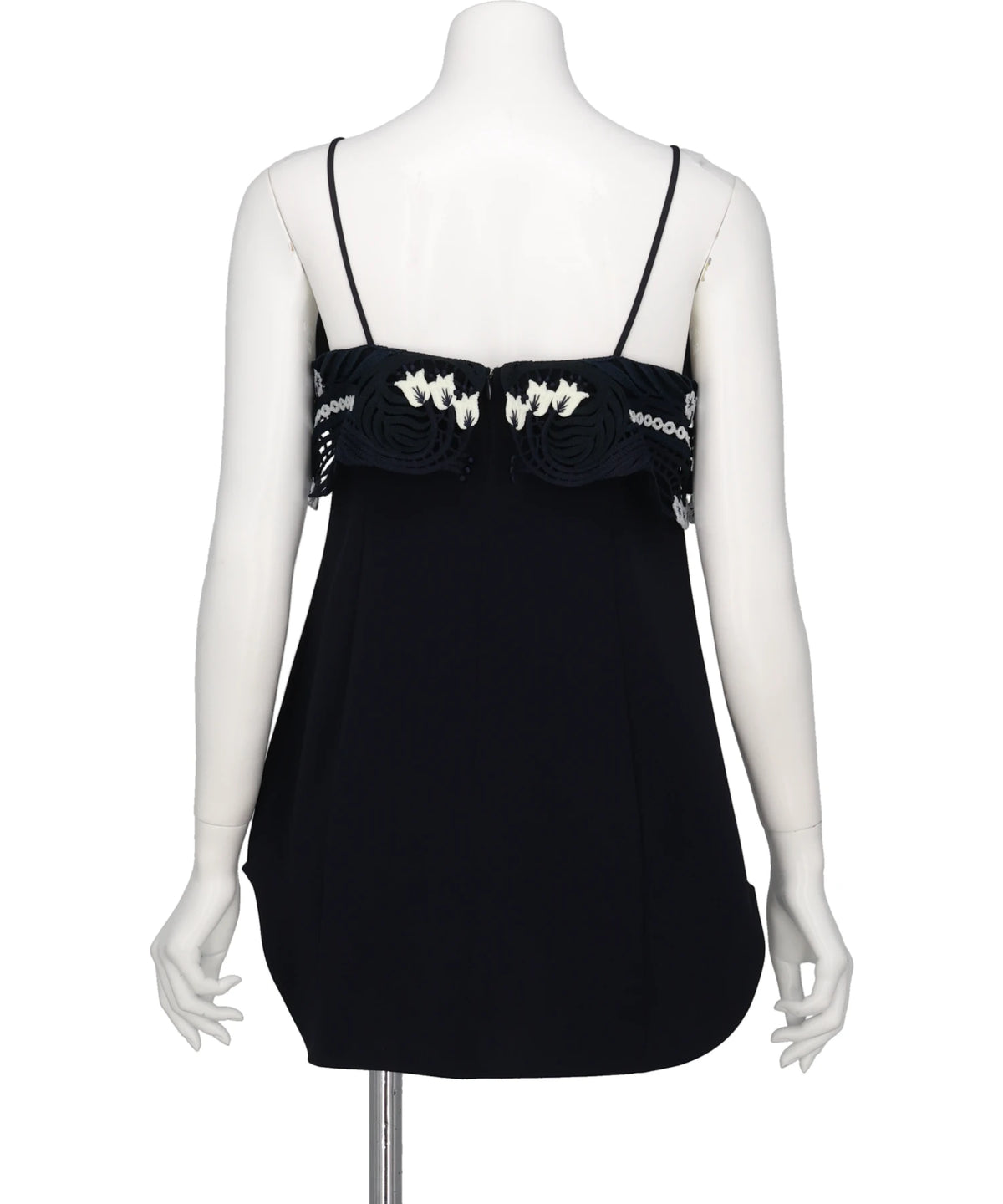 TRIACETATE EMBROIDERY CAMISOLE TOP