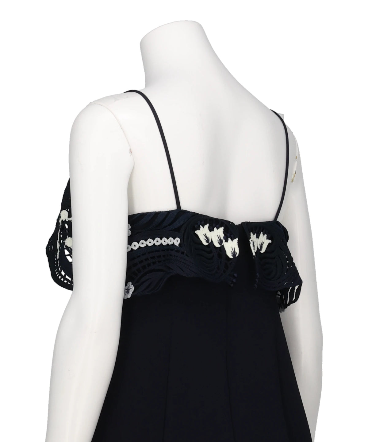 TRIACETATE EMBROIDERY CAMISOLE TOP