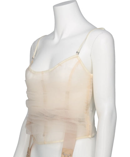 TULLE CAMISOLE CORSET