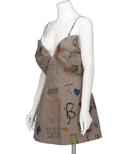 RAKUGAKI PRINTED CAMISOLE