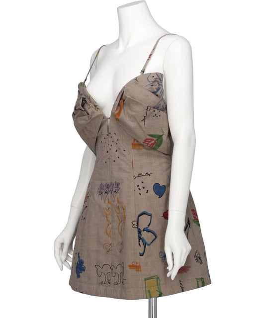 RAKUGAKI PRINTED CAMISOLE