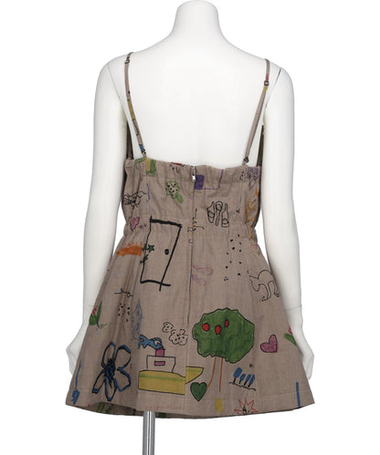 RAKUGAKI PRINTED CAMISOLE