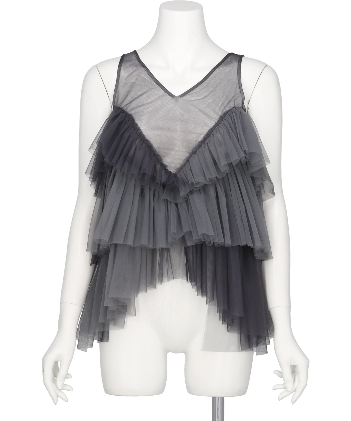 VIVIANO(ヴィヴィアーノ) 2026AW TULLE VOLANT CAMISOLE VW-AW26-T04