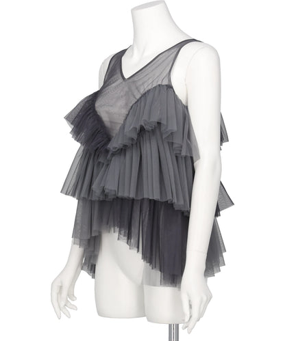 TULLE VOLANT CAMISOLE