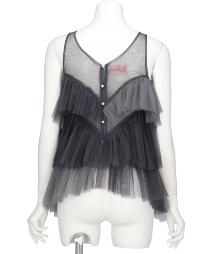 TULLE VOLANT CAMISOLE
