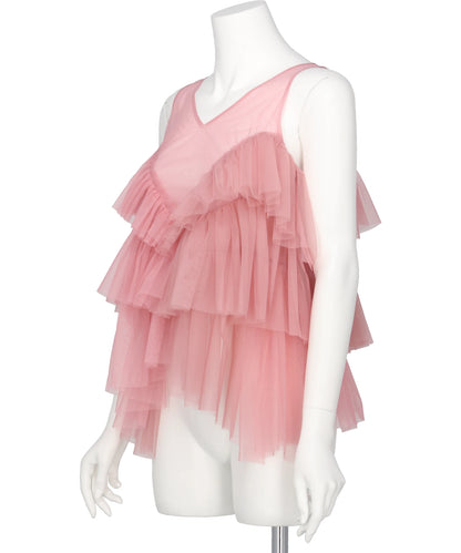 TULLE VOLANT CAMISOLE