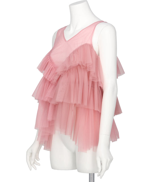 TULLE VOLANT CAMISOLE