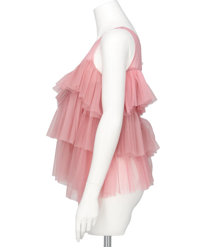 TULLE VOLANT CAMISOLE
