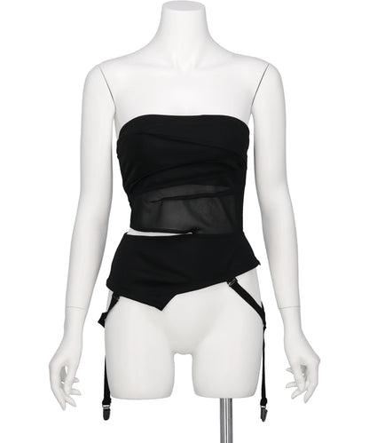 mukcyen(ムッシャン) 2026SS HARNESS BUSTIER M266TS02