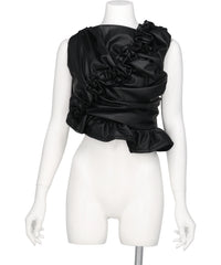 naokitomizuka(ナオキトミズカ) 2026AW FAUX LEATHER BUSTIER GRNTB034