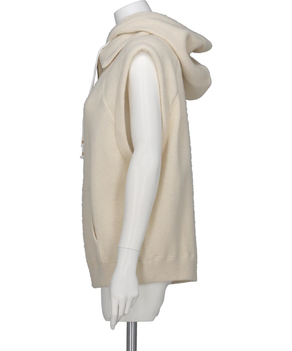 NATALIE-VEST-TB-KNIT HOODY VEST