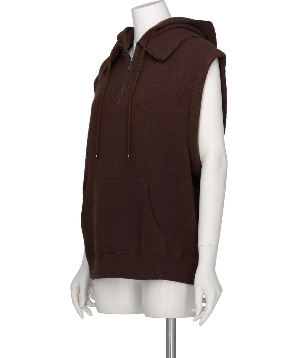 NATALIE-VEST-TB-KNIT HOODY VEST
