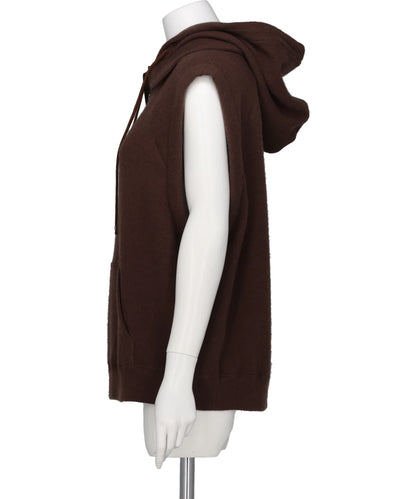 NATALIE-VEST-TB-KNIT HOODY VEST