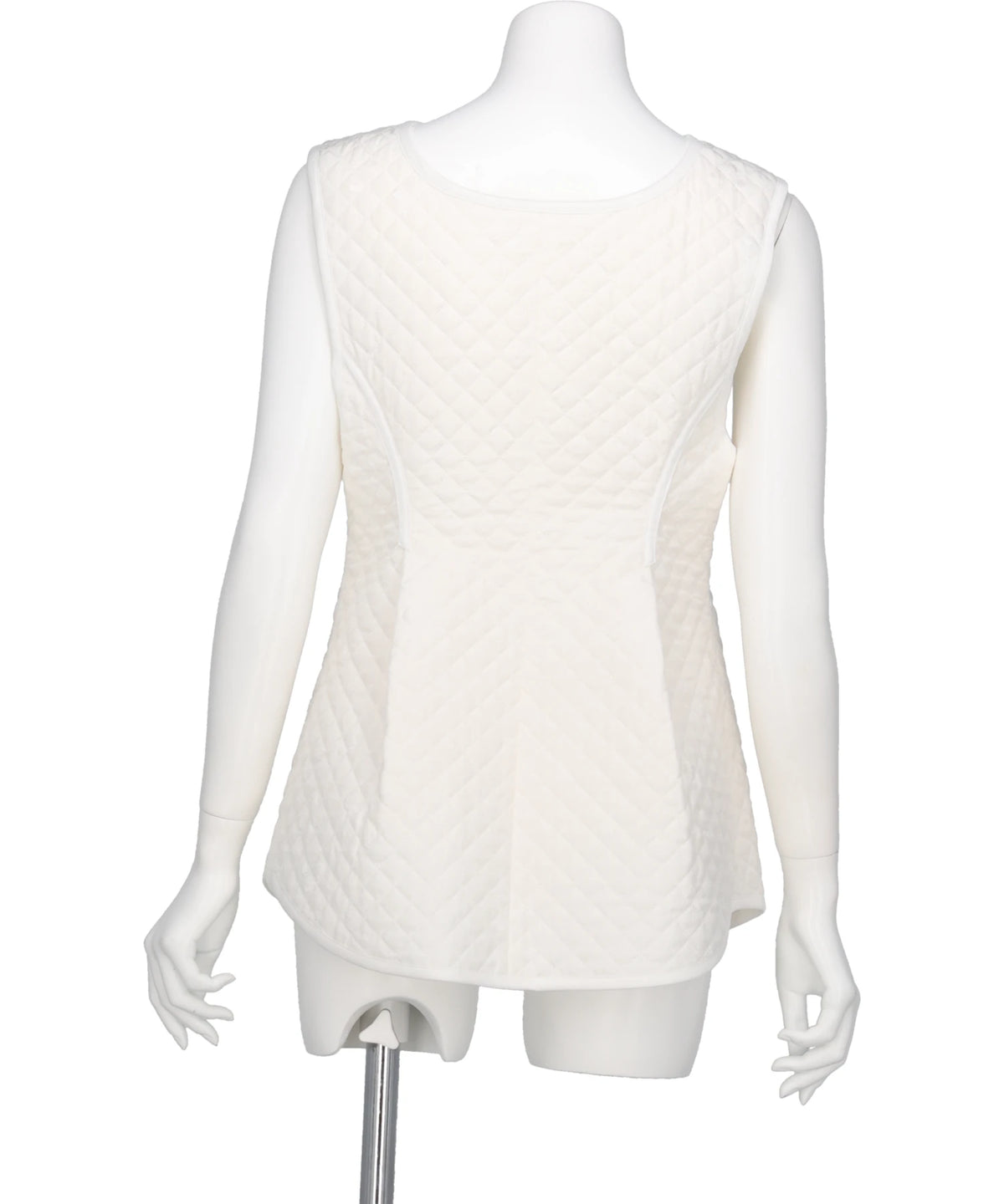 FLORAL JACQUARD QUILTING VEST