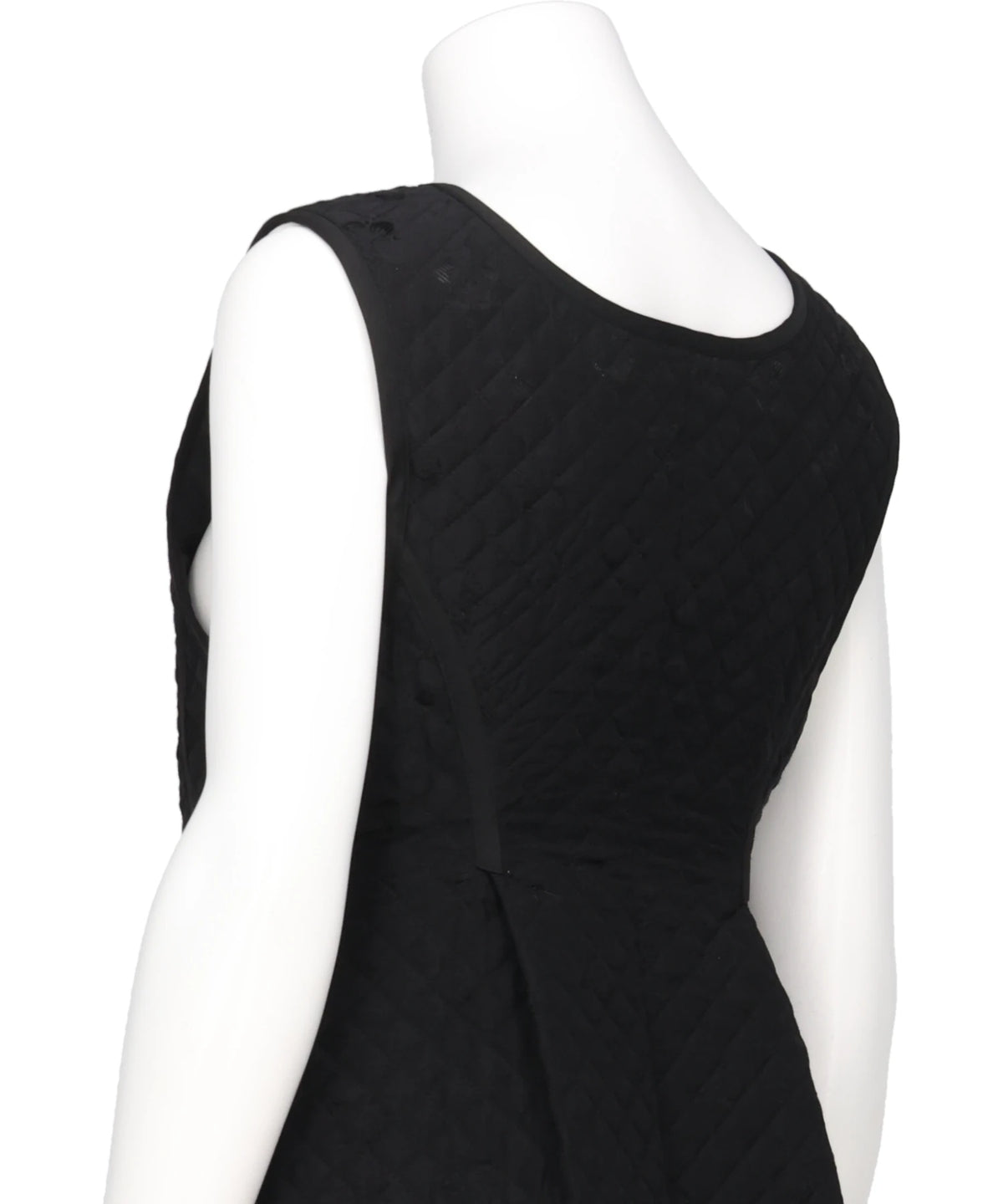 FLORAL JACQUARD QUILTING VEST