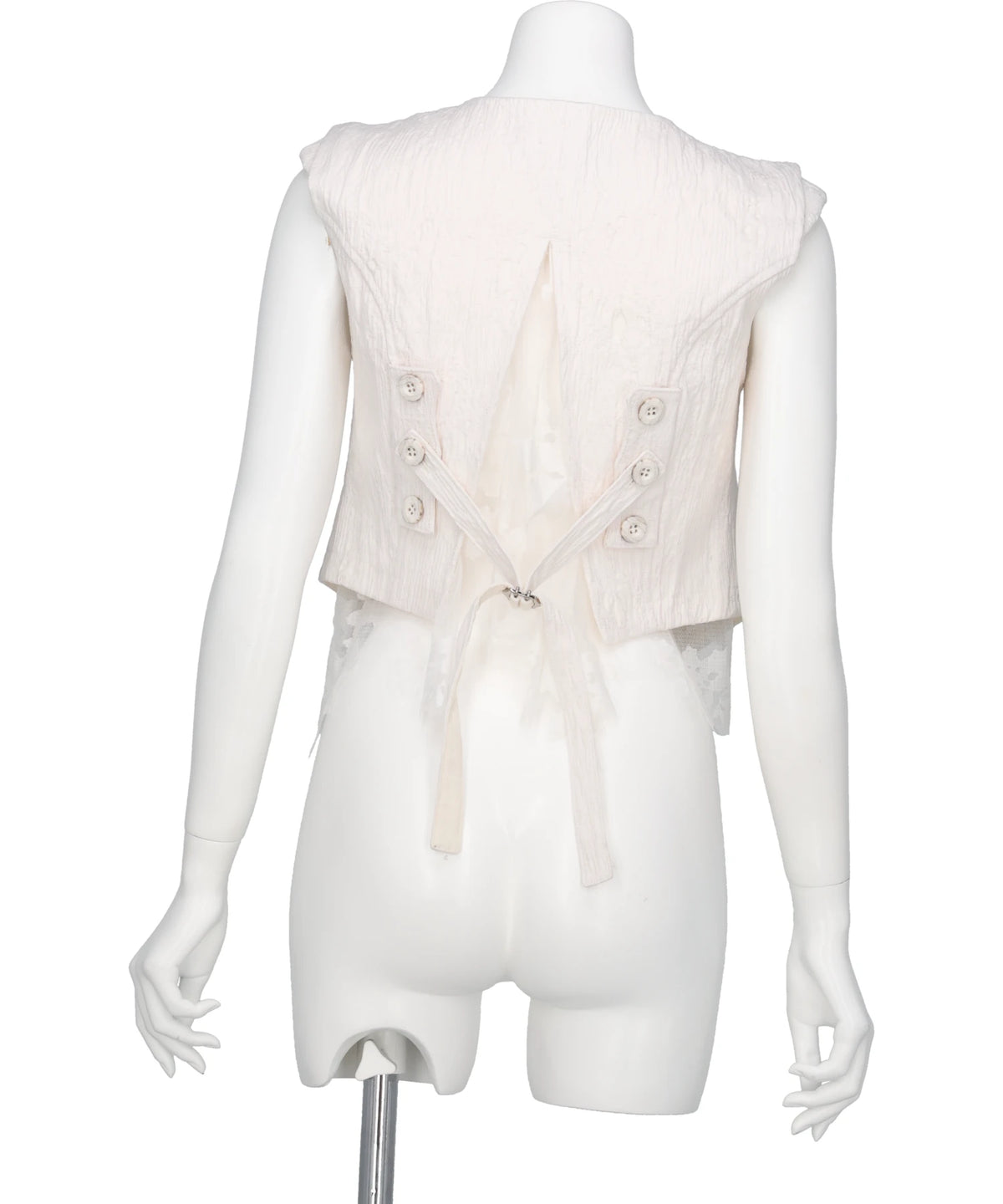 ERODED JACQUARD VEST