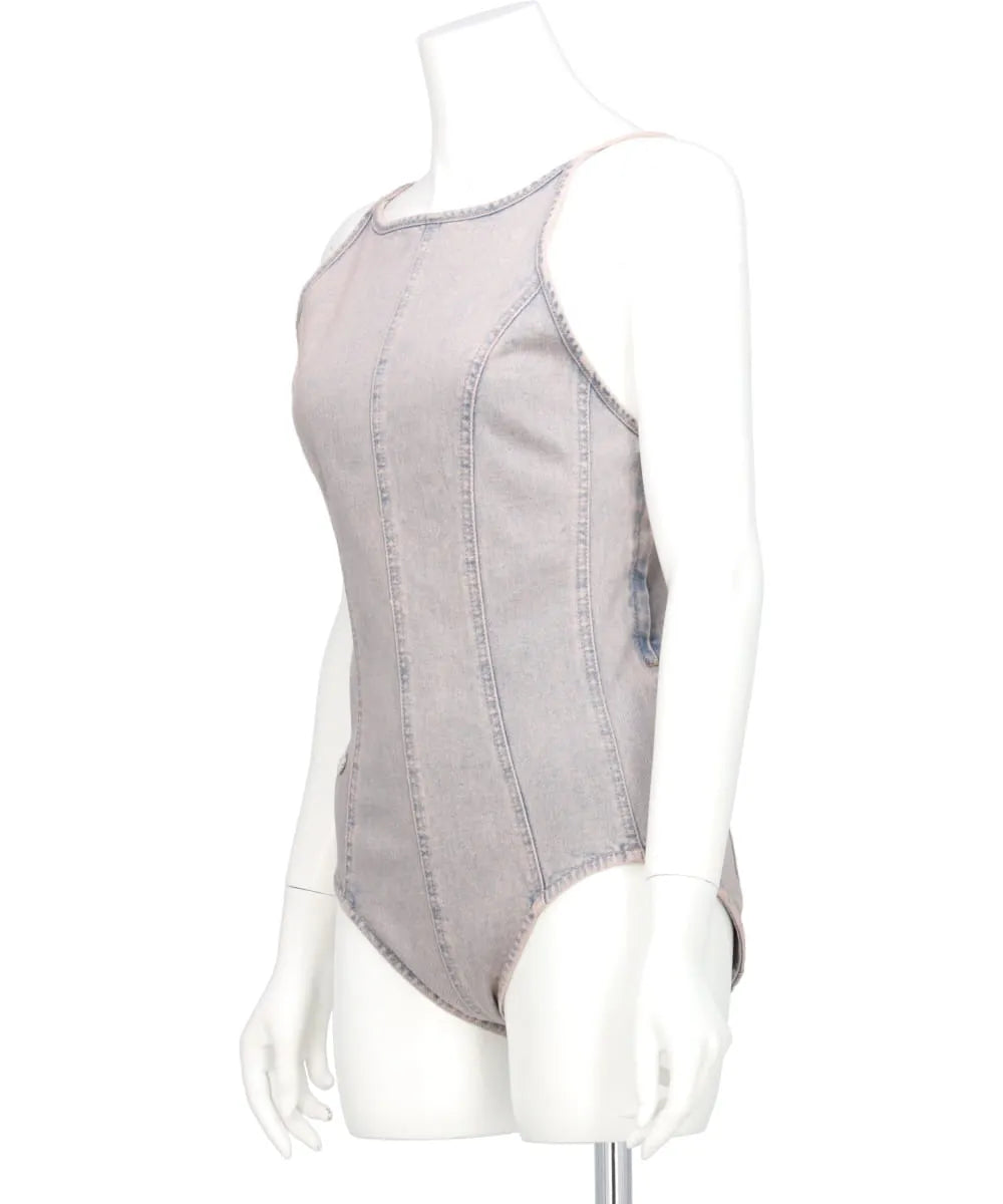 DENIM BODY SUIT