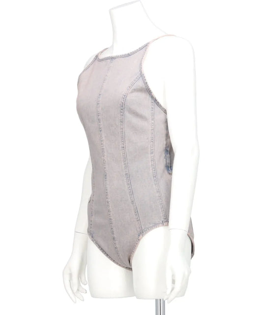 DENIM BODY SUIT