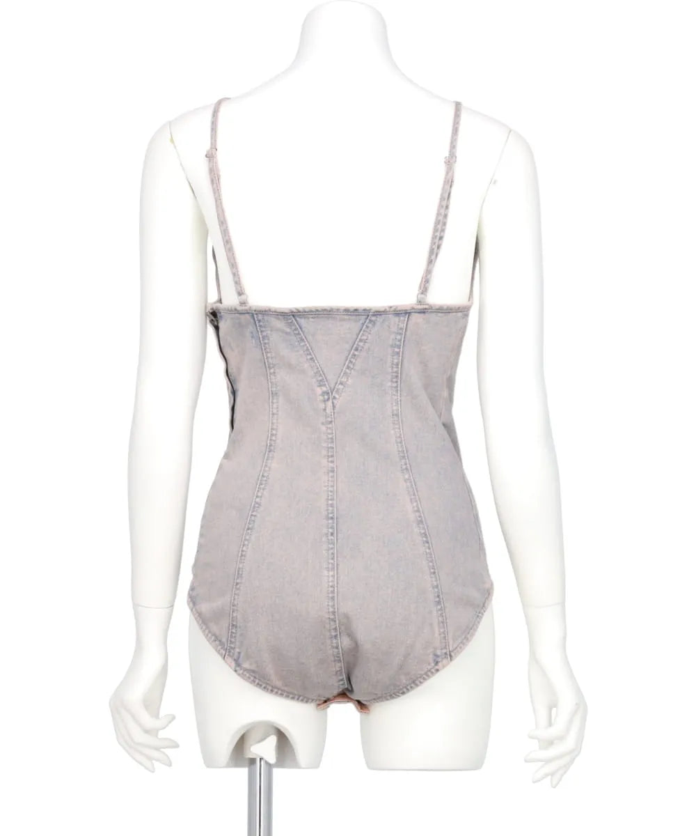 DENIM BODY SUIT